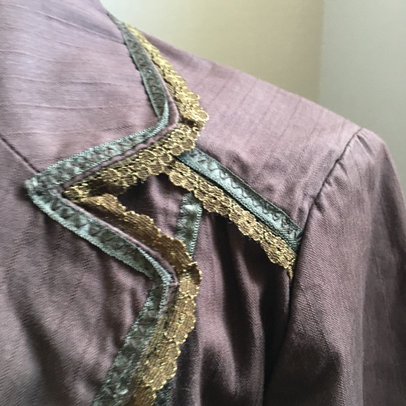 Twenty one brown jacket with cropped sleeves. - Picture 7 of 13